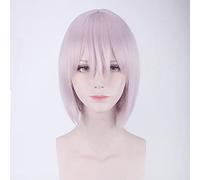 2019 Nuevo Anime Ssss.Gridman Shinjo Akane Pelucas De Cosplay Mujeres Peluca Corta Recta Púrpura Akane Shinjo Halloween Cosplay Pelo Talla Única A