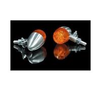 202-923 Intermitente Bala Luz 1 ,Aluminio Pulido, Certificado E, 1 Piezas, Moto