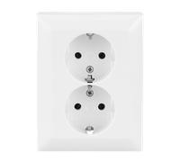 202 EUJR-914 Doble base SCHUKO® placa completa sin 6438199005553