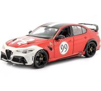 2020 Alfa Romeo Giulia GTAm Nº99 Rojo/Blanco 1:18 Bburago 11049 01449
