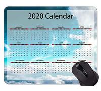 2020 Calendar Gaming Mouse Pad Custom, Dark Blue Sky Themed Mouse Pad de Oficina