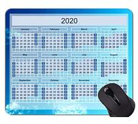 2020 Calendar Gaming Mouse Pad, Dark Blue Sky Themed Mouse Pads