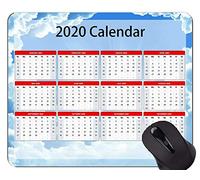 2020 Calendar Golden Premium Gaming Mouse Pad Custom, Beautiful Sky Themed Rubber Mouse Pad