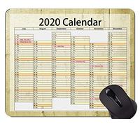 2020 Calendar Mouse Pads personalizados, Dead Bark Background Mouse Pads