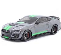 2020 Ford Mustang GT500 Grafito/Verde Neon 1:18 Solido S1805911