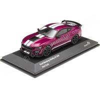 SÓLIDO 1/43 FORD MUSTANG SHELBY GT500 CUPÉ 2020 PÚRPURA MODELO ESTÁTICO DIECAST