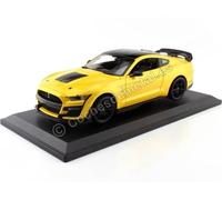 2020 Ford Mustang Shelby GT500 Amarillo/Negro 1:18 Maisto 31452