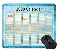 2020 Galaxy Calendar Gaming Mouse Pad, Circuit Formula Themed Mouse Mouse de oficina