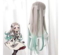 2020 moda Anime encuadernado en el baño Jibaku Shounen Hanako-kun Cosplay pelucas Hanako kun Nene Yashiro peluca de pelo sintético + gorro de peluca XL peluca A