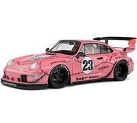 2020 Porsche 911 (993) RWB Rauh-Welt Sopranos Pink Pig Rosa 1:18 Solido S1808503