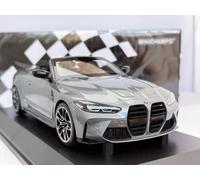 2021 BMW M4 Cabriolet Gris Metalizado Modelo Diecast 1/18 Minichamps