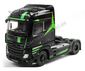 2021 Cabeza Tractora Mercedes-Benz Actros R5 Colección Italiana Negro 1:24 Solid