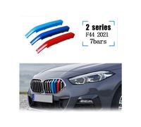 (2021-F44) 3 piezas de ABS para BMW F22 F45 F23 F46 F44 Serie 2, embellecedor de rejilla de carreras,