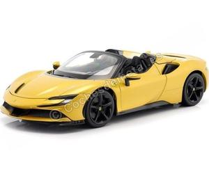 2021 Ferrari SF90 Stradale Hybrid Spider Metallic Gold 1:18 Bburago 16016