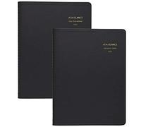 2021 Libro de citas diario para ocho personas por AT-A-GLANCE, 20,32 cm x 27,94 cm, grande, negro (702127121)