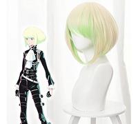 2021 Nueva PROMARE Mad Burnish Lio Fotia Peluca de 35 cm de pelo sintético recto resistente al calor Anime Cosplay + gorro de peluca