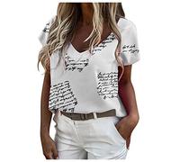 2021 Nuevo Camiseta Mujer Moda Verano Manga Corta Impresión Cartas Blusa Camisa Cuello Redondo Basica Camiseta Suelto Tops Casual Fiesta T-Shirt Original tee