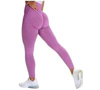 2021 Nuevo Mujer Leggings Pantalones, Elásticos Mallas Color sólido Alta Cintura Pantalones Largo Fitness Gym Yoga Slim Fit Pant Deportivos Cómodo Jogging Running Aptitud Pantalon Multicolor