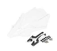 2021-Parabrisas De Motocicleta, Pantalla Frontal, Compatible con Yamaha, MT-07 MT 07 MT07 Mt07, Accesorios Transparentes/Negro Ahumado(Transparent)