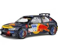 2021 Peugeot 306 Maxi Red Bull Nº4 Loeb/Elena Rally Mont Blanc 1:18 Solido S1808