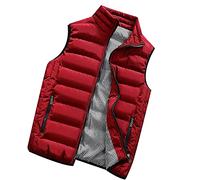2022 Abrigos Hombre Invierno,Hombre Sin Mangas De Plumas Chaquetas Invierno Calor Chalecos Acolchado Cazadoras Color sólido Talla grande caliente Chalecos