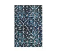 2022 Blue Velvet, Mini, (W t a Time) Diary: Hardcover, Horizontal Layout, 100 gsm, elastic closure