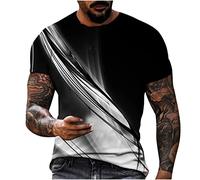 2022 Camiseta Manga Corta Hombre Verano 3D Guitarra Impresión Moda Originales Camiseta Casual T-Shirt Blusas Camisas Camiseta Cuello Redondo Suave básica Camiseta Top Talla Grande
