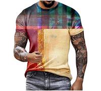2022 Camiseta Manga Corta Hombre Verano 3D Impresión Moda Originales Camiseta Casual T-Shirt Blusas Camisas Camiseta Cuello Redondo Suave básic Camiseta Top Talla Grande M-6xl