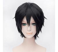 2022 Cosplay Wig Yuri! en Victor Ice Nikiforov Plateado Pelucas Blancas Corta Cosplay Fiesta De Moda Anime Humano Kostüm Pelucas Completas Pelucas Sintéticas Haar Resistente al calor Fiber Haar