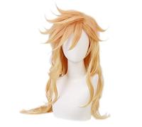2022 Douma Wig, Demonio Slayer Douma Cosplay Peluca con Tapa de Peluca, Anime Cosplay Long Long Blonde Wig (Color : Douma)