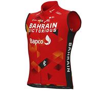 2022 Hombres National Pro Team BAHRAIN Ciclismo Chaleco Cortaviento, Bicicletas Chaleco MTB Ropa Sin Mangas (XL)