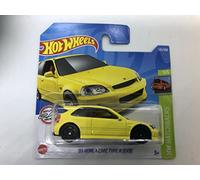 2022 Hot Wheels '99 Honda Civic Type R (EK9) Yellow 125/250 (Short Card) HCT98