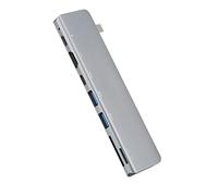 2022 Hub USB 3.0, Hub 7 en 1 Tipo C con Lector de Tarjetas/Carga Rápida PD/4K HDMI, Adaptador Multipuerto USB C para PC Flash Drive Mobile HDD