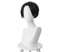 2022 Juego Identidad V Peluca Cosplay Disfraz Embalmer Banquete Ama de casa Gris- Black Ponytail Halloween Wigs Banquete Butler Pelucas