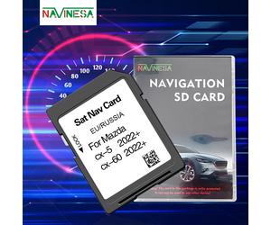 2022 nueva navegación 32GB tarjeta de mapa SD tarjeta Sat Nav para Mazda CX-5 CX-60 actualización de coche 2022 + mapas de la UE Rusia GPS Sat Nav 32GB-for CX5 CX60