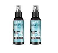 2022 nuevo líquido de reparación de vidrio de parabrisas de gafas de espray de eliminación de arañazos de lentes, espray limpiador de gafas de alta concentración (2pcs*100ml)