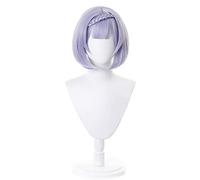 2022 Peluca de sacarosa de , Genshin Impact Suclay Peluca de Cosplay con Orejas de Clip y Tapa de Peluca, Peluca de Cosplay Azul Verde Recto ( Color : Noelle )