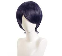 2022 Persona 5 yusuke kitagawa Cosplay Peluca Hombres Corto Negro Peluca Azul Cosplay Anime Cosplay Peluca Calor Resistente al Calor Pelucas sintéticas Halloween