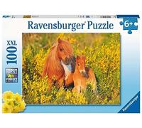 Ravensburger - Puzzle: Animales, Puzzle Caballos, Puzzle 6 Años o Más, Puzles Niños 6 Años, Rompecabezas Niños, Puzzle 100 Piezas XXL, Regalo Niño 6 Años, Puzzle, Jigsaw Puzzle