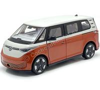 2022 Volkswagen ID.BUZZ Minibus Naranja/Blanco 1:27 Welly 24119