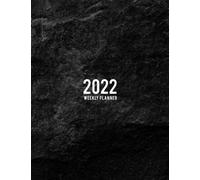 2022 Weekly Planner: Week On Two Pages Planner With To Do List, Gratitude & Habit Tracker. Jan 2022 to Dec 2022 Daily Organizer With Black Cover