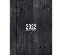 2022 Weekly Planner: Week On Two Pages Planner With To Do List, Gratitude & Habit Tracker. Jan 2022 to Dec 2022 Daily Organizer With Black Cover