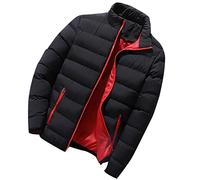 2023 Abrigo Hombre otoño Invierno Chaqueta Casual Algodón Moda Chaqueta Gruesa Cuello de pie Caliente Informal Cazadora cremallera Outwear Deportivo Tops Parka Cálido Jacket plumas Talla grande