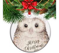 2023 Baby 's First Christmas - Adorno de Navidad para recién nacido, adornos de bebé, lindo búho