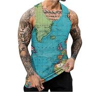 2023 Camisetas de Tirantes Hombre Verano Moda Camiseta sin Mangas Casual Diario Deporte Gym Jogging Original Leopardo Impresión Chandal Tank Top Playa Chaleco T-Shirt básica tee Talla Grande