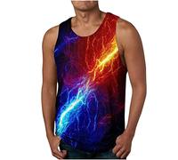 2023 Camisetas de Tirantes Hombre,Verano Moda Camiseta sin mangas Diario Casual Deporte gym Original Impresión chandal hombre playa Tank Top Chaleco T-shirt básica tee Talla grande