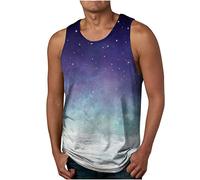 2023 Camisetas de Tirantes Hombre,Verano Moda Camiseta sin mangas Diario Casual Deporte gym Original Impresión chandal hombre playa Tank Top Chaleco T-shirt básica tee Talla grande