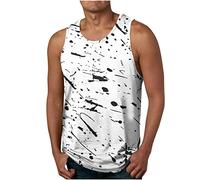 2023 Camisetas de Tirantes Hombre,Verano Moda Camiseta sin mangas Diario Casual Deporte gym Original Impresión chandal hombre playa Tank Top Chaleco T-shirt básica tee Talla grande
