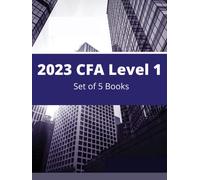 2023 CFA Level 1 Study Material Compatible with SCWKAP CFA Level 1 Study material (Set of 5 Books)