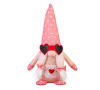2023 Día de San Valentín Muñeca Gafas Decoración de San Valentín Día Chino Día del Amor Sin Cara, 1 pieza Decoración de Regalo y Colgar (B, Talla única)
